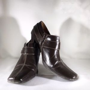 Aerosoles Brown Square Toe Bootie